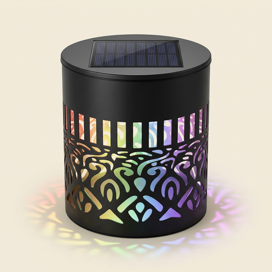 DiyaGlow Solar-Powered Multicolour Pattern Light
